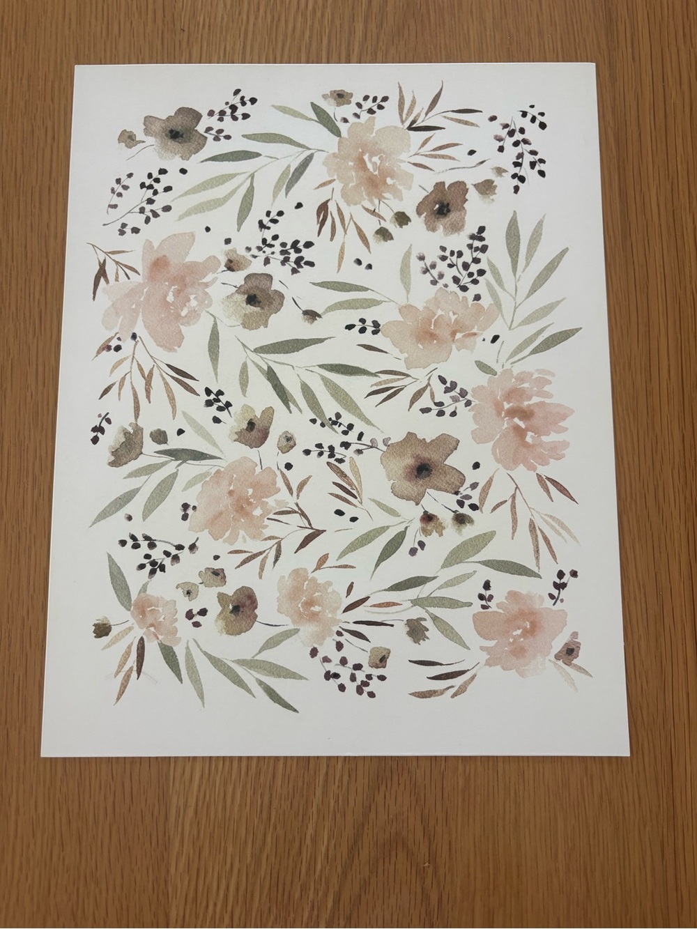 Rylee + Cru Blush and Sage Floral Print